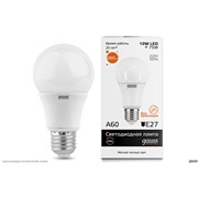  Gauss Лампа Gauss Elementary LED A60 E27 10W 2700K 1/40 (23210)