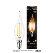  Gauss Лампа Gauss LED Filament Candle tailed E14 5W 2700K 104801105