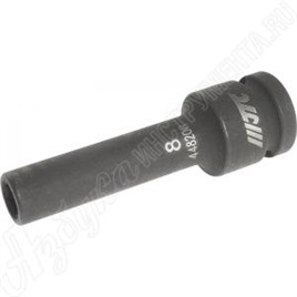 Головка торцевая ударная глубокая шестигранная 1/2", 8 мм, JTC, JTC-448208