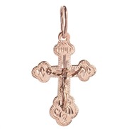 Крест золотой № 130-090-11, золото 585°