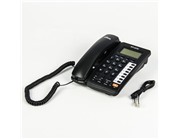 Проводной телефон RITMIX RT-470, поддержка hands-free, FSK/DTMF Caller ID, черный