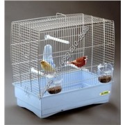 IMAC Клетка для птиц IRENE 2 цинк/голубая 45х27х23 см РАСПРОДАЖА -10%