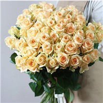 Букет из 51 кремовой роз (70 см )