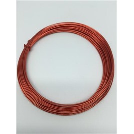 Проволока цветная алюминиевая 100% цвет: красный (red) 1мм 10м