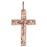 Крест золотой № 130-090-33, золото 585°