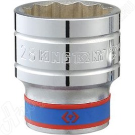 Головка торцевая стандартная двенадцатигранная 1/2", 19 мм, KING TONY, 433019M