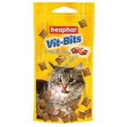Beaphar`Vit- Bits` подушечки с витаминной пастой для кошек 150 г (1х12) (К12)