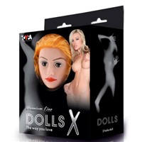 ToyFa Dolls-X Passion, рыжая 
Надувная секс-кукла, с головой из твердого материала