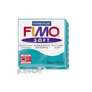 Глина полимерная мята, 56гр,запек в печке,FIMO soft 8020-39