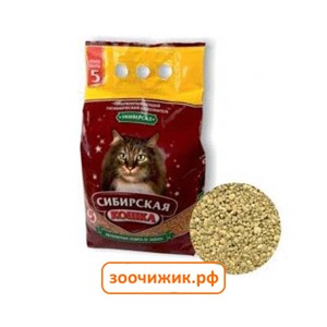 Впитывающий наполнитель Сибирская кошка  "Универсал"  5л для кошек (4.7кг)