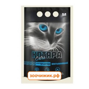 Котяра полиэтиленовый пакет 5л "Экстра" силикагелевый наполнитель для кошек