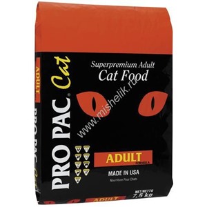 PRO PAC Adult Cat 7,5 кг для взрослых кошек (1х126)