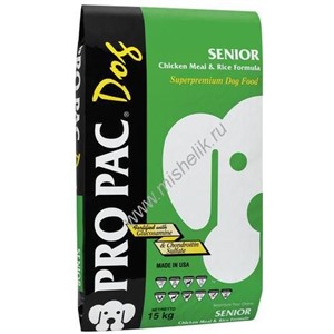 PRO PAC Adult/Senior 15 кг для взрослых/стареющих собак (1х70)