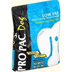 PRO PAC Low Fat 7,5 кг для собак всех пород низкокалорийный, антиаллергенный (1х126)