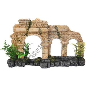 FAUNA INTДекорация СТЕНА С АРКАМИ 25х6,5х15см пластик