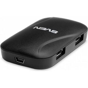 USB-концентратор SVEN HB-011, black, 4 USB ports (SV-011345)