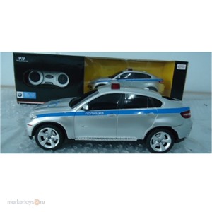 Машина р/у 31700-1 BMW X6 полиция RASTAR 1:24 в кор.