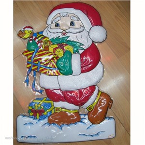 Панно Дед Мороз 141-797 пластик