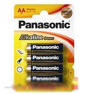 Элемент питания 220275 Panasonic Alkaline Power LR6/316 BL4