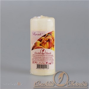 Свеча Пеньковая 079519 40х90 персик