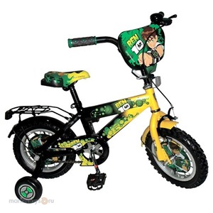 Велосипед 2-х 12" ВМ312033 Ben 10 /NAVIGATOR/