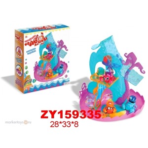 Игровой набор 1052-ZYC Домик Крабика в кор.
