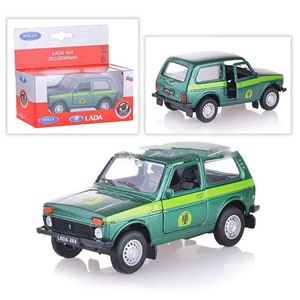Модель машины 1:34-39 LADA 4x4 ЛЕСООХРАНА.