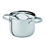   Кастрюля с крышкой высокая Serafino Zani Al Dente 28см 9,1л из стали 18/10