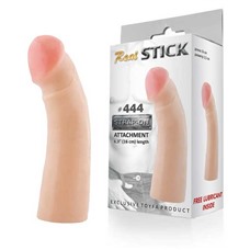 Фаллоимитатор-насадка RealStick #444 телесного цвета - 16 см.
