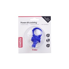 Фиолетовое виброкольцо с зайчиком для клиторального массажа Power Rabbit Clit Cockring