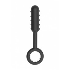Анальный стимулятор No.61 Dildo With Metal Ring - 18,2 см.