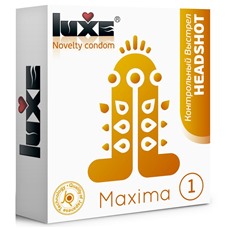 Презерватив Luxe Maxima WHITE  Контрольный Выстрел  - 1 шт.