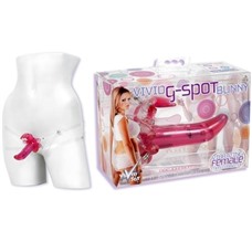 Стимулятор Клитора и точки Джи на ремнях Vivid Bunny 5655-00BXDJ