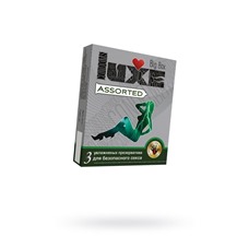 Презервативы Luxe Big Box Assorted - 1 блок (24 уп. по 3 шт. в каждой)
