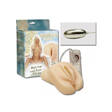 Мастурбатор с вибрацией Shirley's Vagina, 13 см.