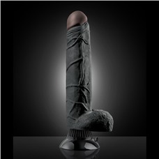 Вибратор Real Feel Deluxe №7 Black - 28 см.