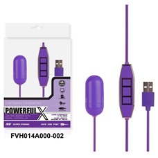 Фиолетовое виброяйцо с контроллером, работающее от USB