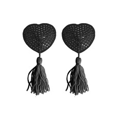 Пестисты-сердечки со стразами Tassels - Shotsmedia