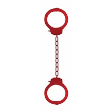 Красные оковы на ноги Pleasure Legcuffs