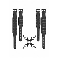 Комплек для бандажа Ouch! Skulls and Bones SH-OU289BLK