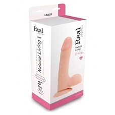 Вибратор REAL RAPTURE VIBE FLESH 8 INCH T4L-00903013