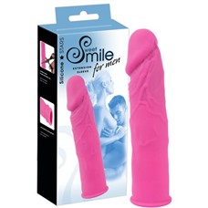 Насадка на пенис Extension Sleeve из коллекции Smile для увеличения члена, 18.2 см.