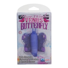 Фиолетовая вибробабочка на ремешках Micro Wireless Venus Butterfly