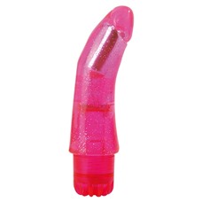 Вибратор JAMMY JELLY TRENDY GLITTER PINK T4L-903087