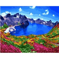 Картина для рисования по номерам "Горное озеро" арт. GX 22486 m