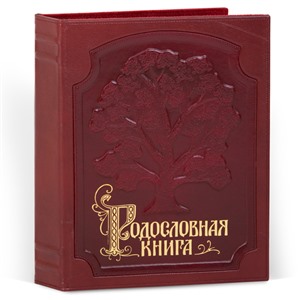 Родословная книга Изысканная кож.облож. (подар.упак.) 