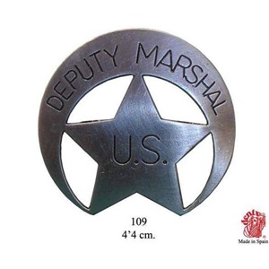Бэйдж помощника маршала, Служба федеральных маршалов США, 19 в.