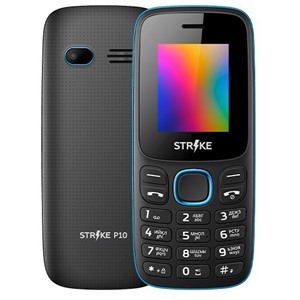 Сотовый телефон STRIKE P10 Black Blue