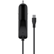 Авто З/У SEVEN micro USB 1A черный