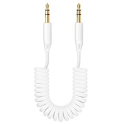 Кабель Deppa (72156) AUX 3.5(m)-3.5(m), витой 1.2 м, белый